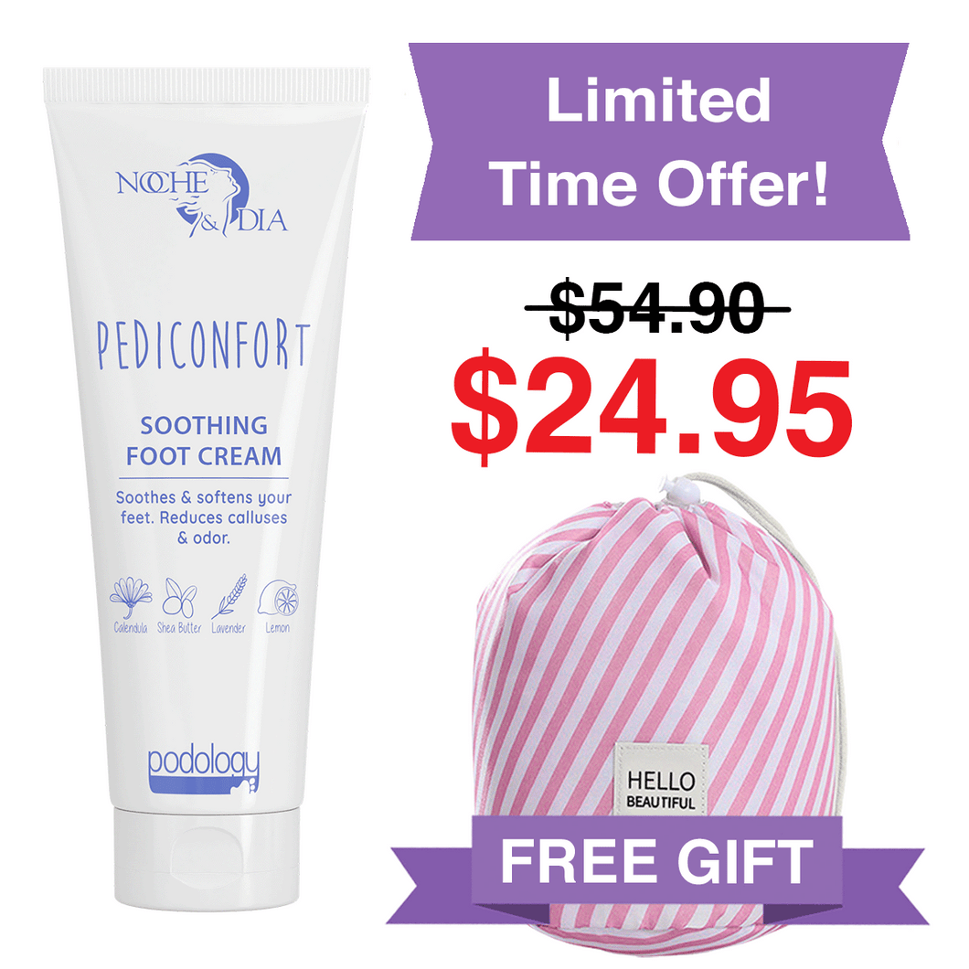 Soothing Foot Cream & Free Cosmetic Bag