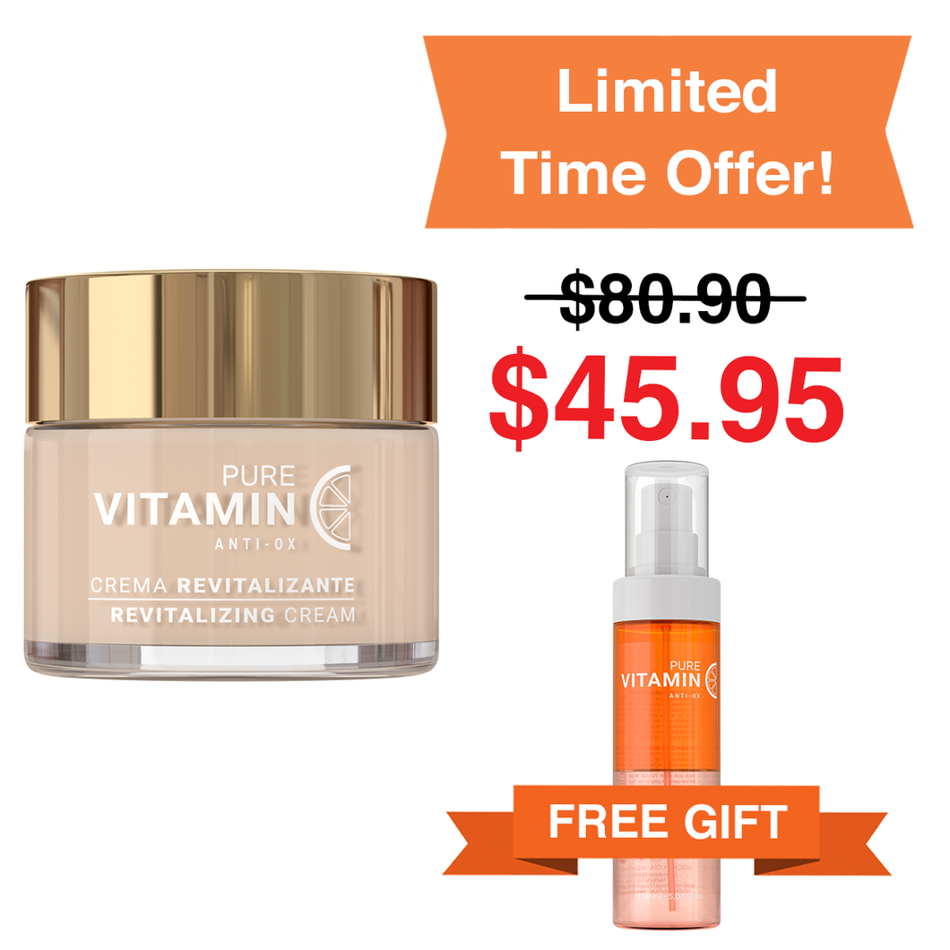 Vitamin C Face Cream | Get a FREE Vitamin C Cleansing Water 150mL